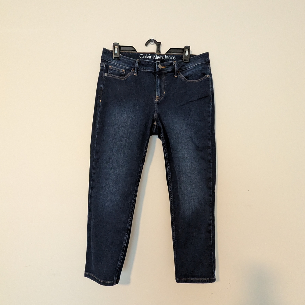 Calvin Klein Women's Dark Blue Jeans